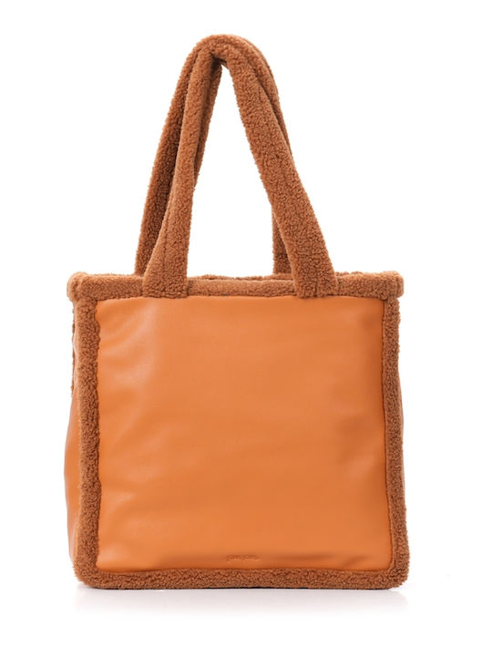 Folli Follie Furry Tales Women's Bag Tote Orange