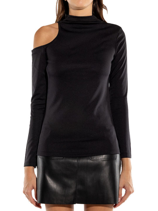 Cavalieri Women's Blouse Long Sleeve Black