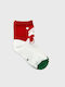 Tzikas Kids' Socks Red/White