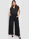 Women's High Rise Pantaloons with Rubber Band Black