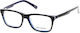 Skechers Kindlich Kunststoff Brillenrahmen Schwarz SE3178 53090