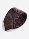 Aristoteli Bitsiani Men's Tie Printed in Red Color