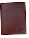 Leather Men's Wallet Classic with RFID Brown