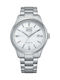 Citizen Ανδρικό Ρολόι 40mm Αυτόματο Ασημί