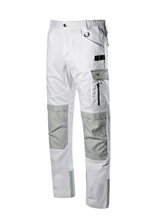 Utility Diadora Arbeitshose Easywork Light Optisch Weiß 175553 Utility Diadora Arbeitshose Easywork Light Optisch Weiß 175553