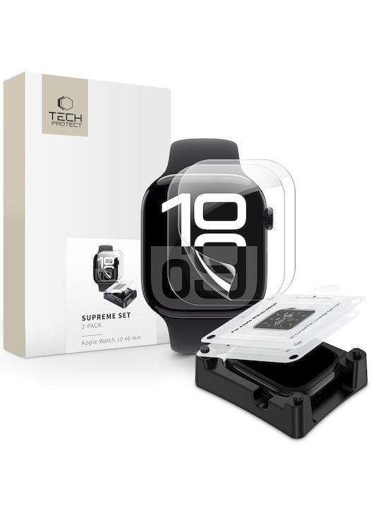 Tech-Protect Screen Protector for the Apple Watch 10 (46 mm) - Tech-Protect 2pcs