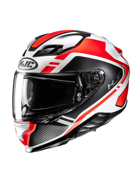 HJC F71 Tozz MC6HSF Black Red Motorcycle Helmet...