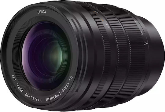 Leica Full Frame Φωτογραφικός Φακός DG VARIO SUMMILUX 25-50mm για Micro Four Thirds (MFT) Mount Μαύρος