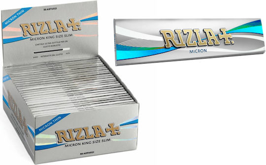 Rizla Micron Foițe de Țigări Rulate Subțire King Size 32 foi 50buc