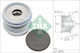 Freilauf-System Generator Ina Lichtmaschine Lager Audi Seat Skoda Innendurchmesser 17mm Außendurchmesser 58mm Breite 44,8mm 6 Nuten