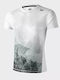 Athletic Short Sleeve White Blouse C01ELE WHT