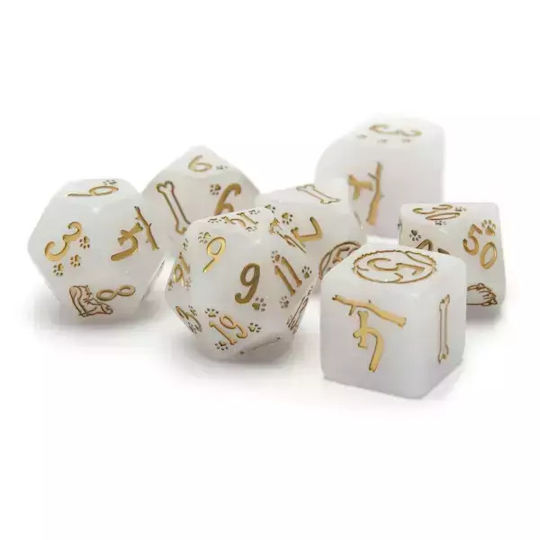 Q-workshop Dogs 7-dice Set Charlie