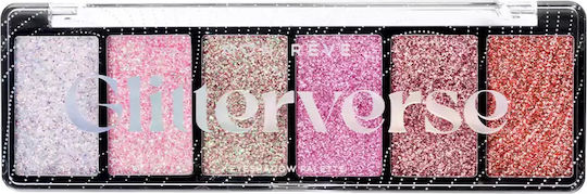 Mon Reve Glitterverse Lidschattenpalette in fester Form 11.8gr