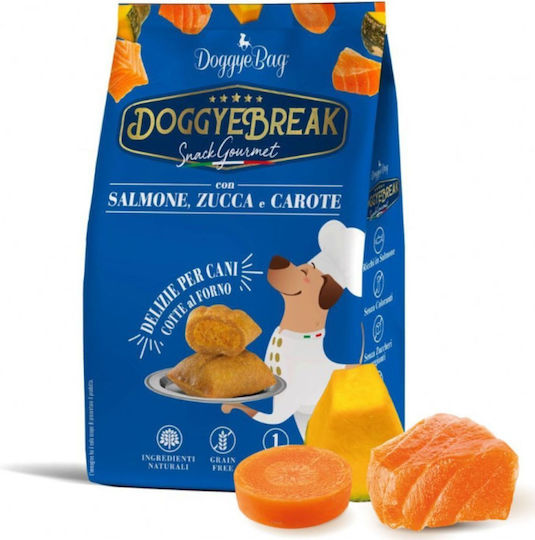 Doggue Bag Leckerli für Hunde mit Lachs, Kürbis und Karotte 180gr