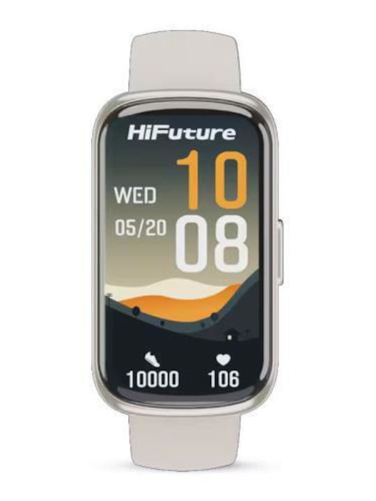 HiFuture EVO2 Activity Tracker Waterproof with Heart Rate Monitor Beige