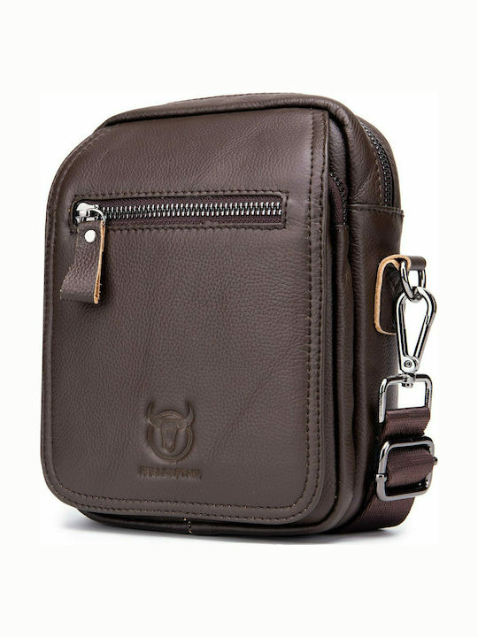 Leather Men's Bag Shoulder / Crossbody Brown