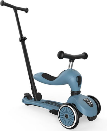 Scoot & Ride Kids Scooter Highwaykick 1 3-Wheel with Seat for 1-5 Years Blue