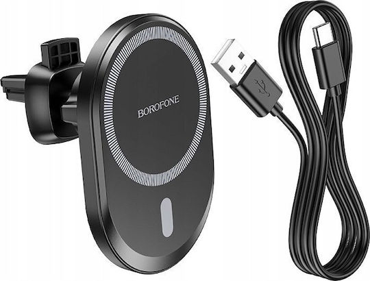 Borofone Suport Auto pentru Telefon cu magnet MagSafe Neagră