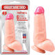 Realistisches Dildo mit Hoden und Saugnapf Fleisch 17cm