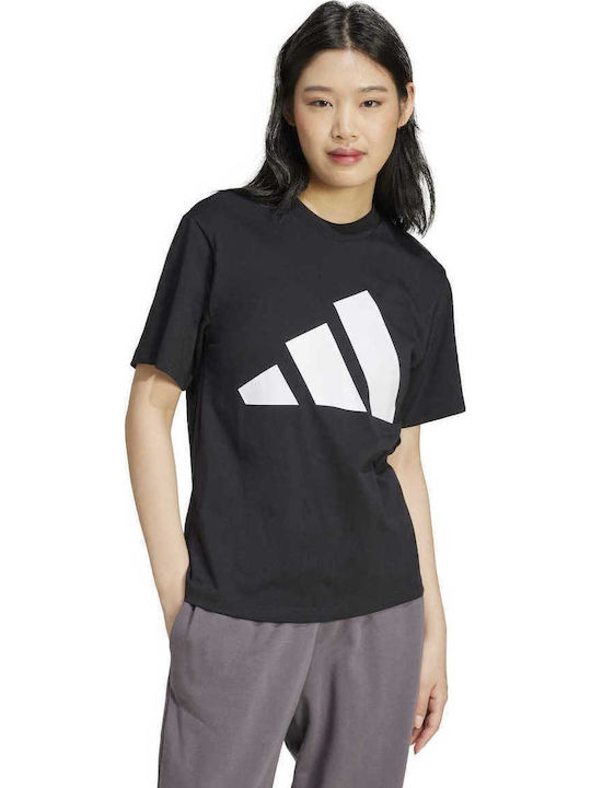 adidas Essentials Big Logo T-Shirt Black
