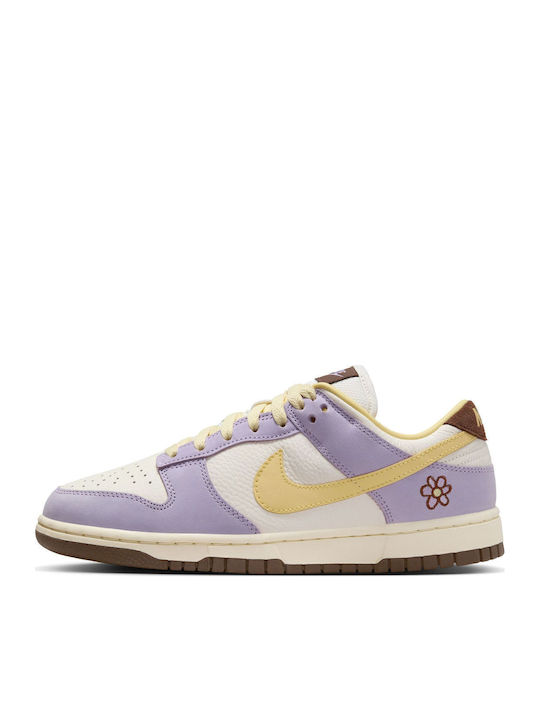 Dunk Cu Talpă Joasă PRM Adidași Pentru Femei Lilac Bloom / Soft Galben-sail