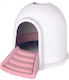 M-Pets Igloo Toaletă Pisică Închisă Roz L45.7 x...