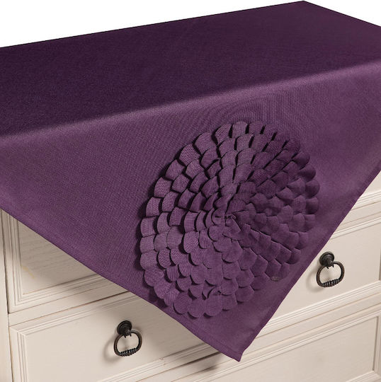 Silk Fashion Kariert 538 Purple 130x130cm