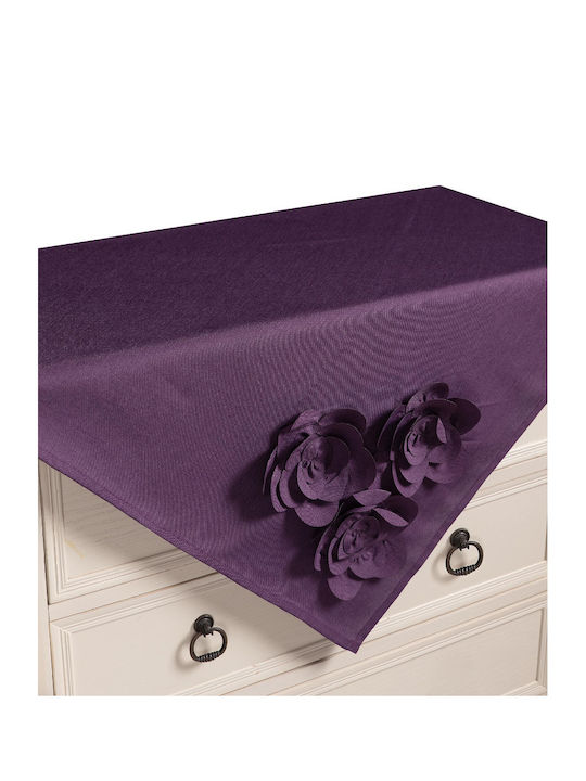 Silk Fashion Kariert 558 Purple 130x130cm