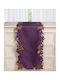 Silk Fashion Runner 19315 Purple 38x172cm