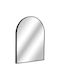 HomeMarkt Archer Wall Mirror Oval with Black Metallic Frame 79x60cm 1pcs