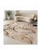 Saray Home Springs Σετ Μοντέρνα Χαλιά Κρεβατοκάμαρας Καφέ Beige Caramel-d.beige SPG06 SET 3τμχ