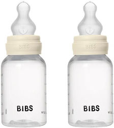 Bibs Σετ Πλαστικά Μπιμπερό με Θηλή Σιλικόνης για 0+ μηνών 150ml 2τμχ