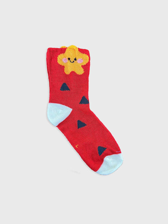 Tzikas Kids' Socks Red