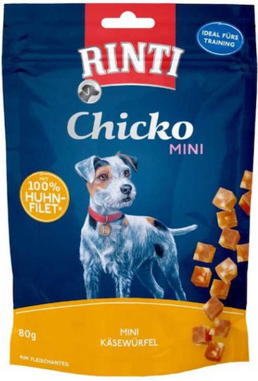 Rinti Chicko Лакомство за Кученца с Пилешко и Сирене 80gr
