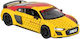 Kinsmart Audi Αυτοκινητάκι Audi R8 Coupe Κίτρινο 1:36 Pull Back