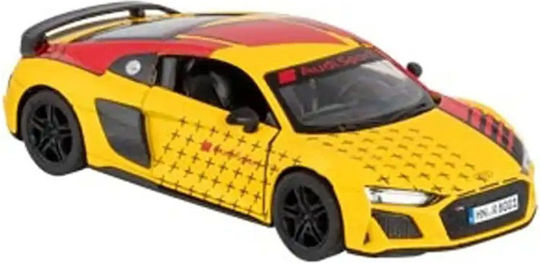 Kinsmart Audi Αυτοκινητάκι Audi R8 Coupe Κίτρινο 1:36 Pull Back