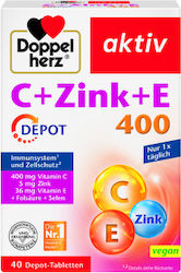 Doppelherz C + Zink + E Πολυβιταμίνη 40 Ταμπλέτες