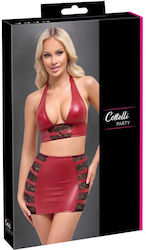 Red Top & Skirt M