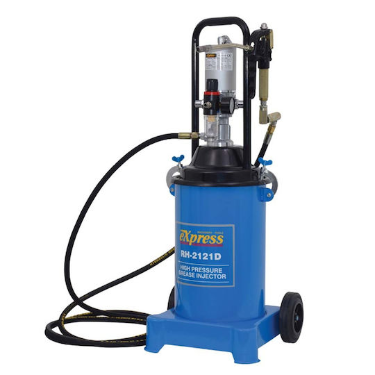 Express Air Pressure Sprayer Wheeled Grease Gun 12lt 4m