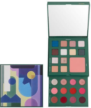 Pupa Pupart M Make-up Palette Green Палитра със Сенки за Очи Матов в Твърда Форма Зелен 18.8гр