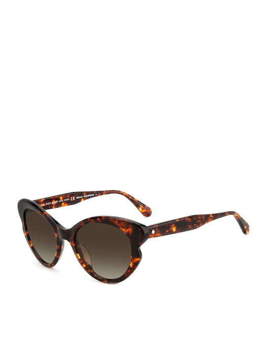Kate Spade Sunglasses Brown with Acetate Frame & Brown Lens