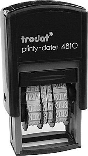 Trodat Printy 4810 Ορθογώνια Σφραγίδα Αυτόματη "Ημερομηνίας" σε Ελληνική Γλώσσα