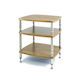 Solidsteel Rack 3 Επιπέδων Καφέ 64.5x77.5x56.1cm