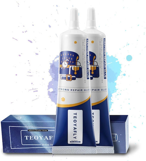 Υγρή Κόλλα Δέρματος-υφασμάτων Ρητίνης Teoyafly 60ml 2τεμ