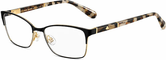 Kate Spade Plastic Eyeglass Frame Black LAURIANNWR7F