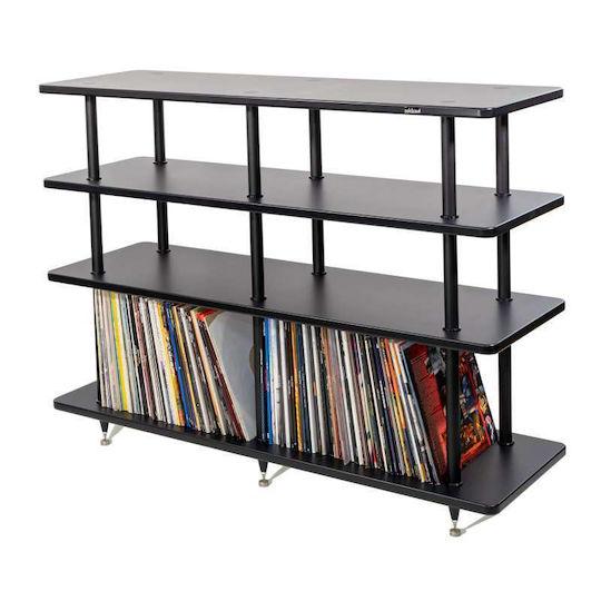 Solidsteel Vl-4 Hi-fi & Vinyl Rack Black