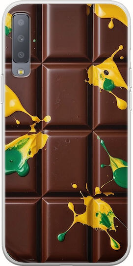 Dubai Chocolate Samsung Galaxy A7 2018 Flexibles TPU Transparentes Silikon