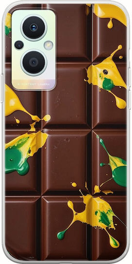 Dubai Chocolate Oppo Reno 7 Lite 5g Flexible TPU Transparent Silicone