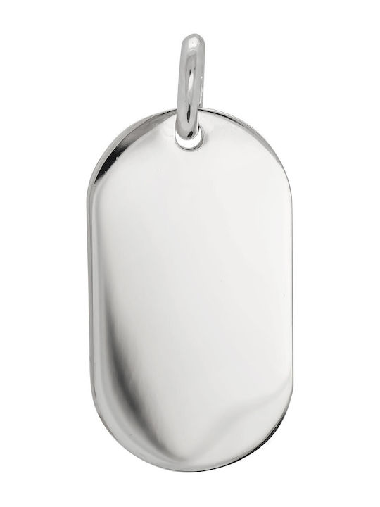 Kiriakos Gofas Charm Ausweis aus Weißgold 14K