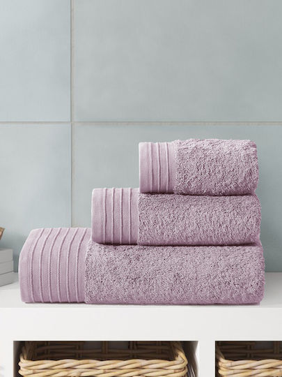 Casa Colori Hand Towel 40x60cm Lilac Weight 650gr/m²